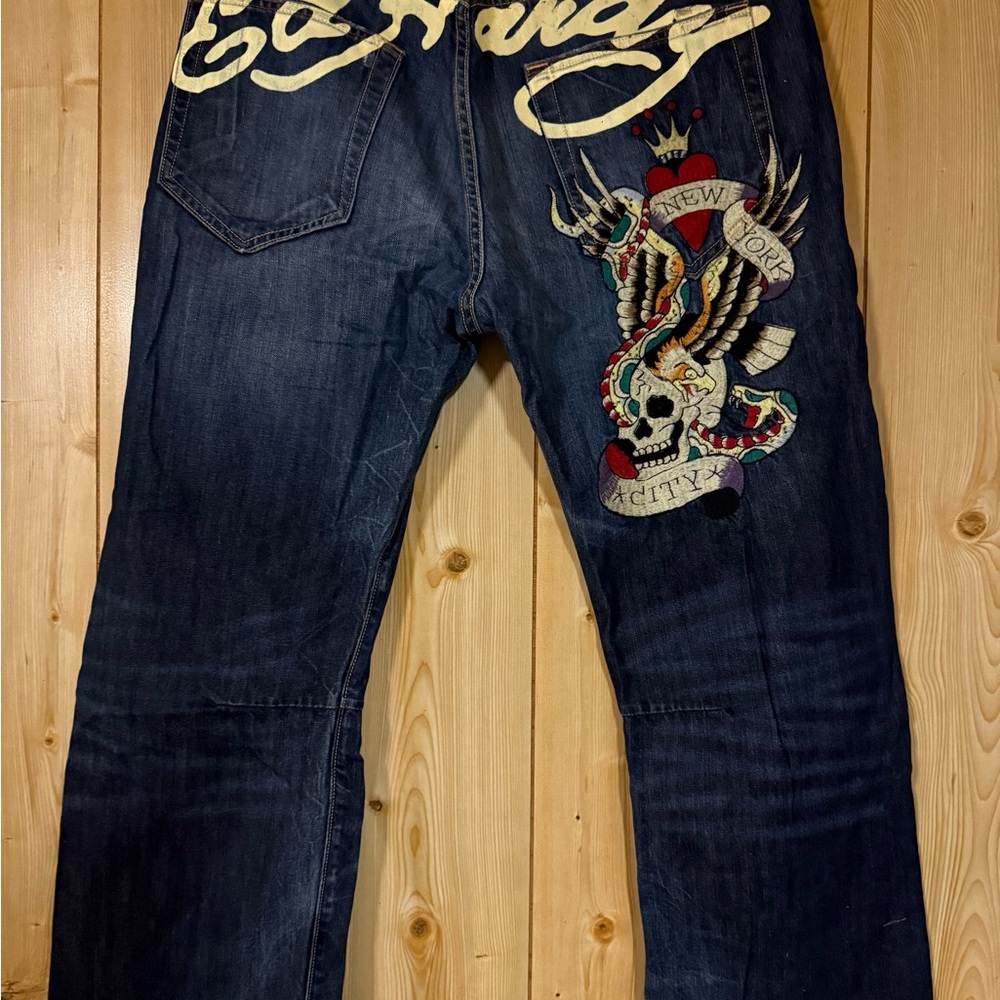 Ed Hardy Men's Blue Jeans